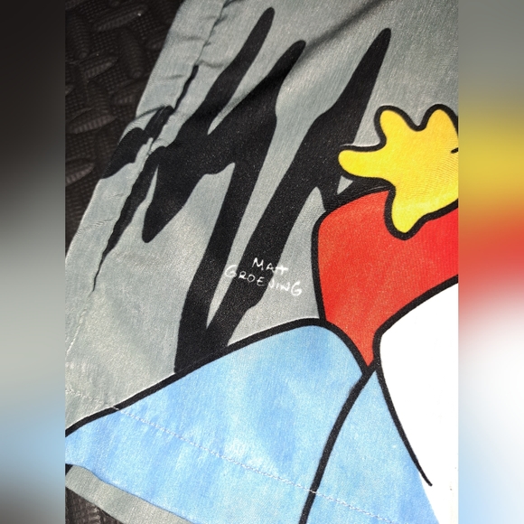 Vintage y2k simpsons button / Hawaiian shirt / all over print shirt - Picture 4 of 12